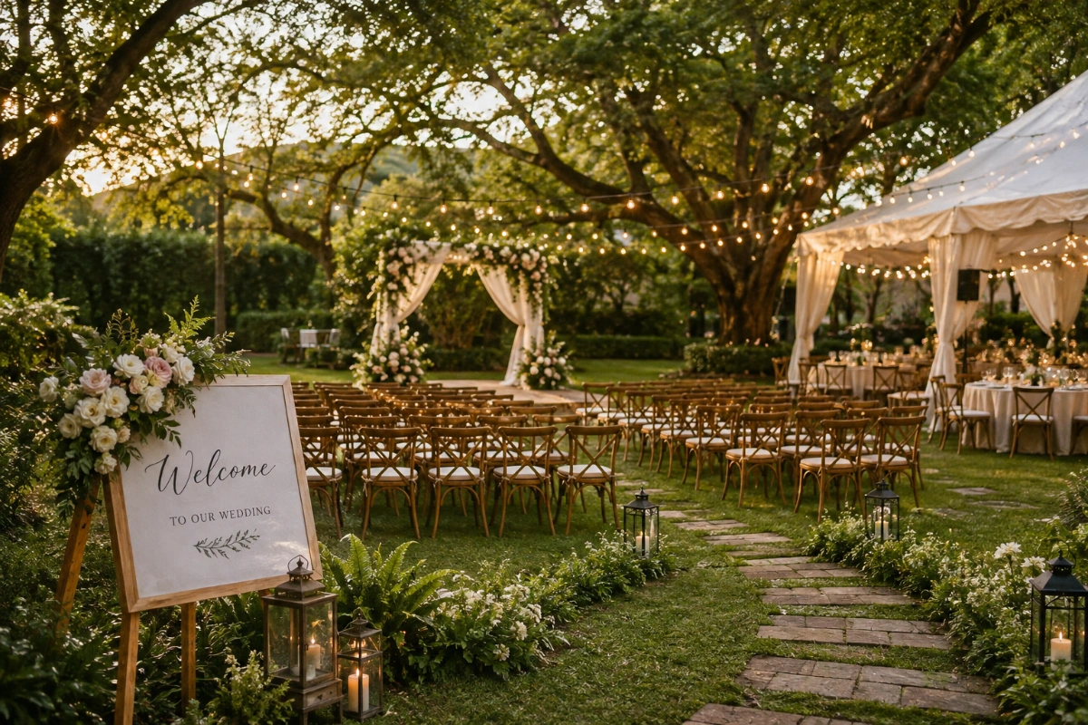 สถานที่จัดงานแต่งงานในสวน บรรยากาศอบอุ่นและเป็นธรรมชาติ